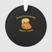 Maak Halloween Great Again Classic - Luiaard in pr Ornament (voorkant)
