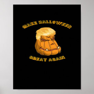 Maak Halloween Great Again Classic - Luiaard in pr Poster