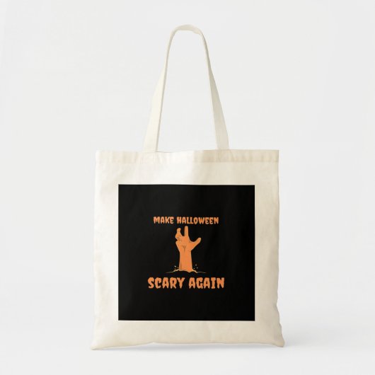 Maak Halloween weer eng Zombie Classic Trumpkin Tote Bag (Voorkant)