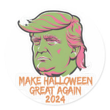 Maak Halloween weer geweldig 2024 Sticker Trump Ar