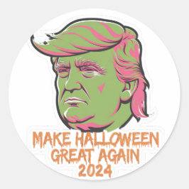 Maak Halloween weer geweldig 2024 Sticker Trump Ar