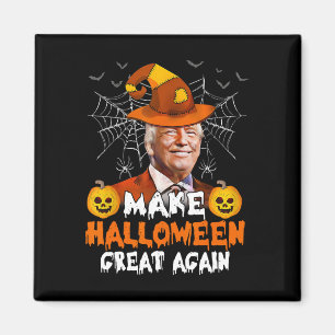 Maak Halloween weer geweldig Grappig Trump Jack O  Magneet