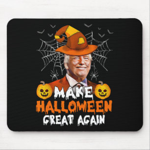 Maak Halloween weer geweldig Grappig Trump Jack O Muismat