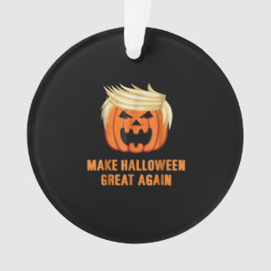 Maak Halloween weer geweldig Grappig Trumpkin Clas Ornament