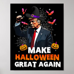 Maak Halloween weer geweldig Grappige Trump Spooka Poster