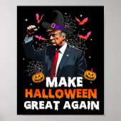 Maak Halloween weer geweldig Grappige Trump Spooky Poster (Voorkant)