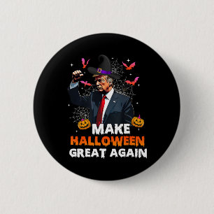 Maak Halloween weer geweldig Grappige Trump Spooky Ronde Button 5,7 Cm