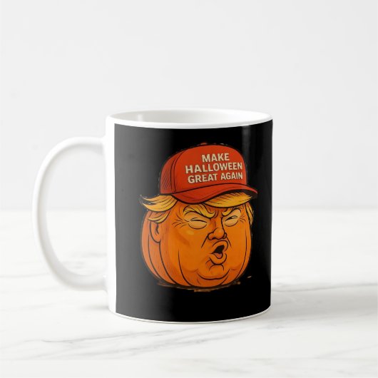 Maak Halloween weer geweldig - grappige Trumpkin-s Koffiemok (Links)