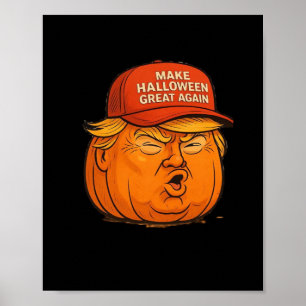 Maak Halloween weer geweldig - grappige Trumpkin-s Poster