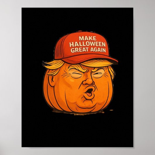 Maak Halloween weer geweldig - grappige Trumpkin-s Poster (Voorkant)