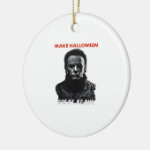 Maak Halloween weer geweldig - Scary Horror Hallow Keramisch Ornament (Links)