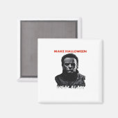 Maak Halloween weer geweldig - Scary Horror Hallow Magneet (Voorkant / Achterkant)