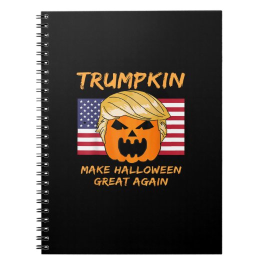 Maak Halloween weer geweldig Trumpkin Notitieboek (Voorkant)