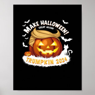Maak Halloween weer geweldig Trumpkin Poster