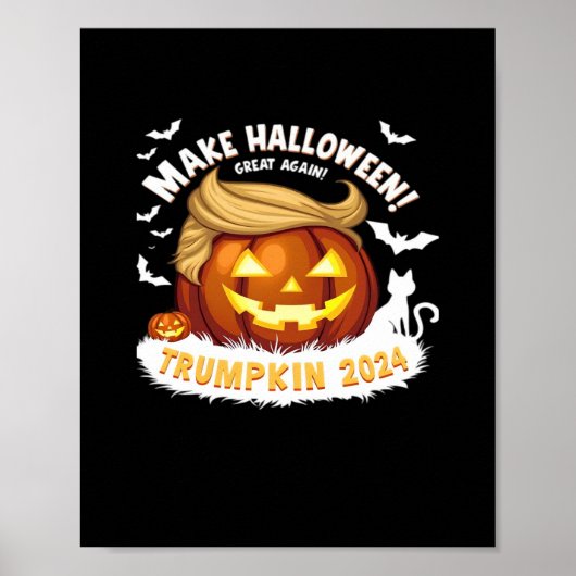Maak Halloween weer geweldig Trumpkin Poster (Voorkant)