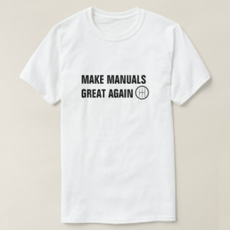 MAAK HANDLEIDINGEN WEER GEWELDIG STANDARD SHIFTER T-SHIRT