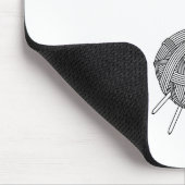 Maak handschoenen geen oorlog muismat (Hoek)