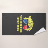 Maak Hanukkah Groot Again Trump Joods Badhanddoek (Badhanddoek)
