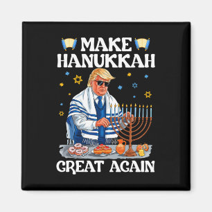 Maak Hanukkah Groot Again Trump Joods Lelijke Chan Magneet