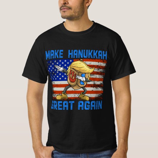 Maak Hanukkah weer geweldig Funny Chanukah T-shirt (Voorkant)