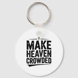 Maak Hemel Gevuld Vintage Design Grafische T-shirt Sleutelhanger