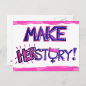 Maak HERstory Briefkaart (Voorkant / Achterkant)