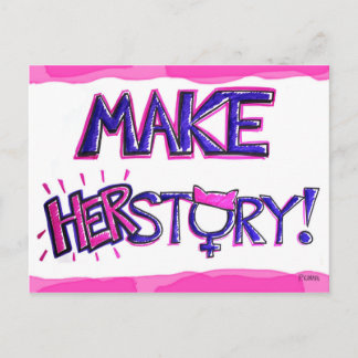 Maak HERstory Briefkaart
