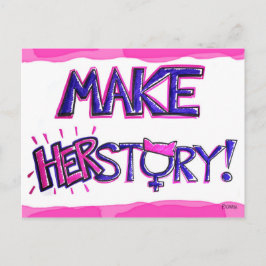 Maak HERstory Briefkaart