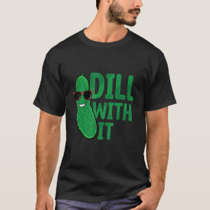 Maak het af Funny Pickle Liefhebber Veganistische T-shirt