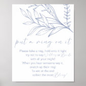 Maak het af spel Met Maagdenpalm Bloemen Poster (Voorkant)