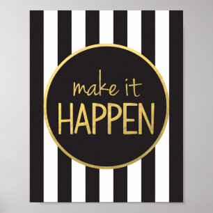 Maak het afdrukken poster