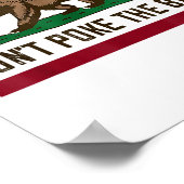 Maak het Beer niet grappig Poster (Hoek)