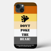 Maak het beer niet kapot! Case-Mate iPhone case (Achterkant)