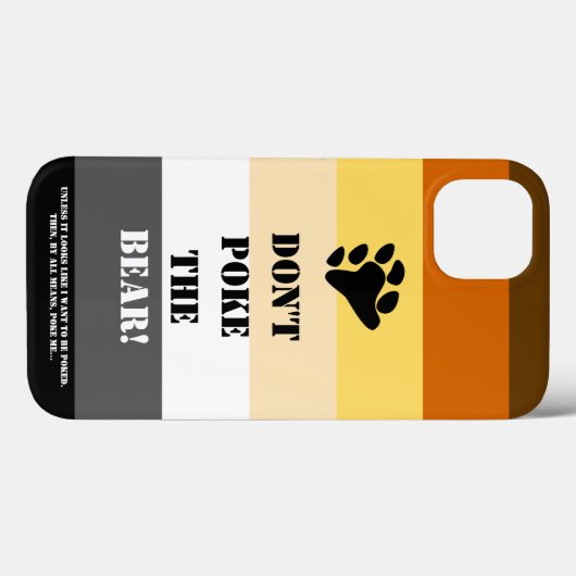 Maak het beer niet kapot! Case-Mate iPhone case (Achterkant (horizontaal))