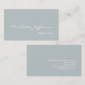 Maak het Blauwe Witte Visitekaartje van het Manusc (Voorkant / Achterkant)