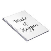 Maak het Cursief Manuscript Notitieboek (Rechterzijde)