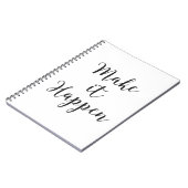 Maak het Cursief Manuscript Notitieboek (Linkerzijde)