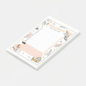 Maak het dagelijkse checklist post-it® notes (Schuin)