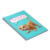 Maak het deze prinses niet moeilijk notitieboek (Rechterzijde)