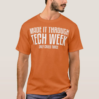 Maak het door de theaterbioscoop van de technische t-shirt