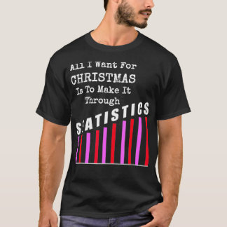 Maak het door statistieken t-shirt