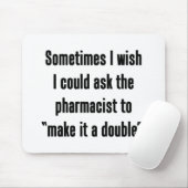 Maak het dubbel muismat (Met muis)