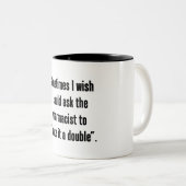 Maak het dubbel tweekleurige koffiemok (Voorkant rechts)