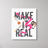 Maak het echt canvas afdruk (Voorkant)