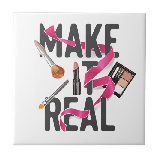 Maak het echt tegeltje (Voorkant)