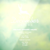 Maak het een december om nooit te vergeten, Kerstm Raamsticker (Vel 3)