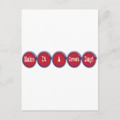 maak het een geweldige dag briefkaart (Voorkant)