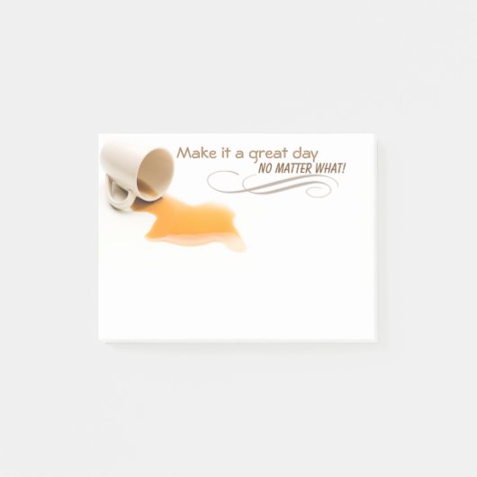 Maak het een geweldige dag, wat netjes post-it® notes (Voorkant)