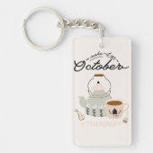 Maak het een oktober om te onthouden sleutelhanger (Voorkant)