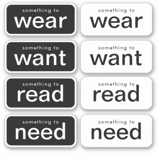 Maak het eenvoudig voor het cadeau met eenvoud sticker (Voorkant)